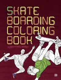 e-Bok Skateboarding coloring book