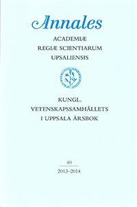 Kungl. Vetenskapssamhllets i Uppsala rsbok 40/2013-2014