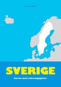 Sverige - kartor med arbetsuppgifter, Häftad