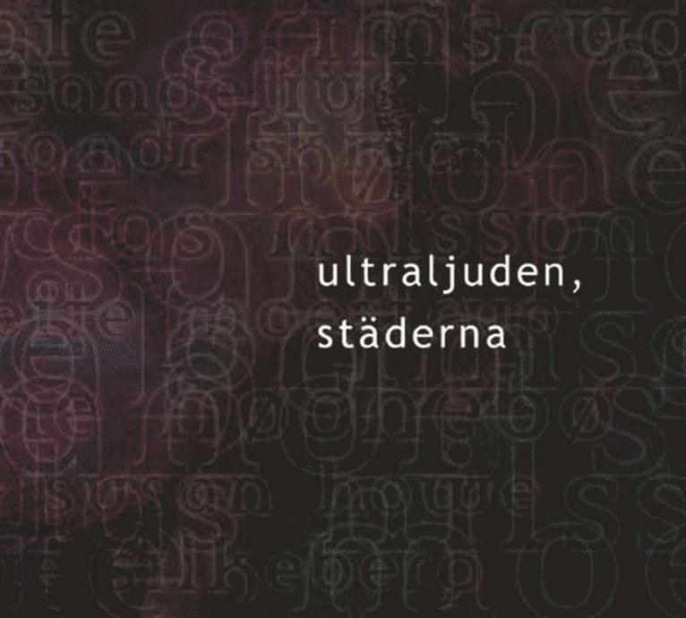Marie Silkeberg - ultraljuden, städerna, Ljudbok