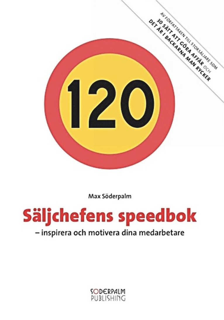 Max Söderpalm - Säljchefens speedbok - inspirera och motivera dina medarbetare, E-bok
