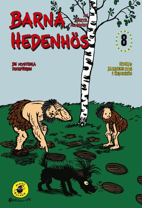 Bertil Almqvist - Barna Hedenhös 8, De mystiska fotspåren, Inbunden