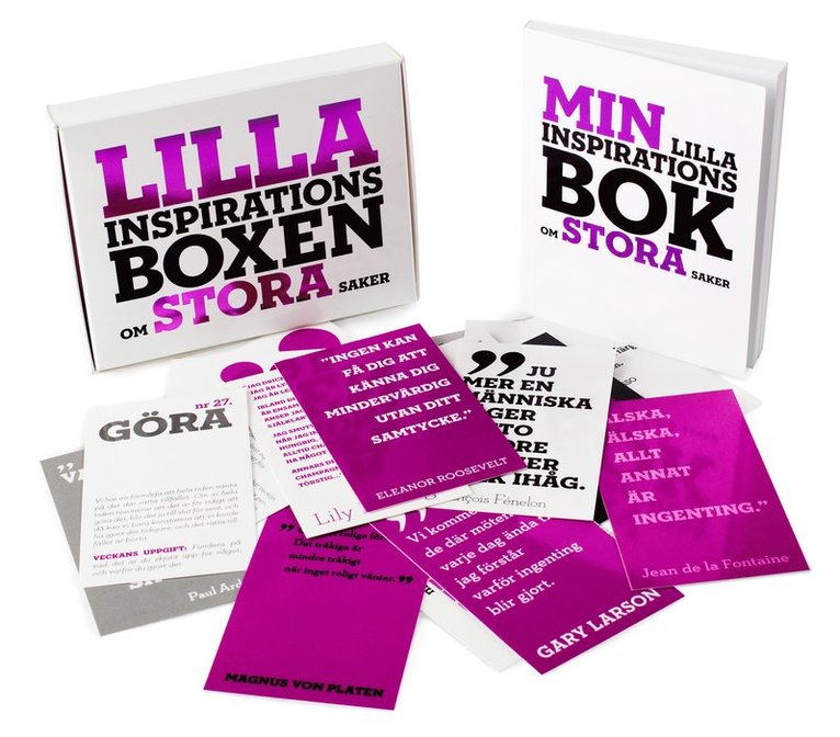 Göran Adlén - Lilla inspirationsboxen om stora saker, Övrigt