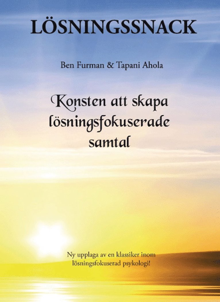 Ben Furman, Tapani Ahola - Lösningssnack, E-bok