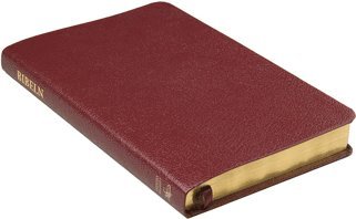 Svenska Folkbibeln 2015, slimline, rött cabraskinn, Inbunden