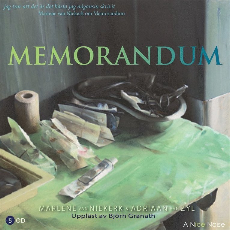 Marlene van Niekerk, Adrian van Zyl - Memorandum, Ljudbok
