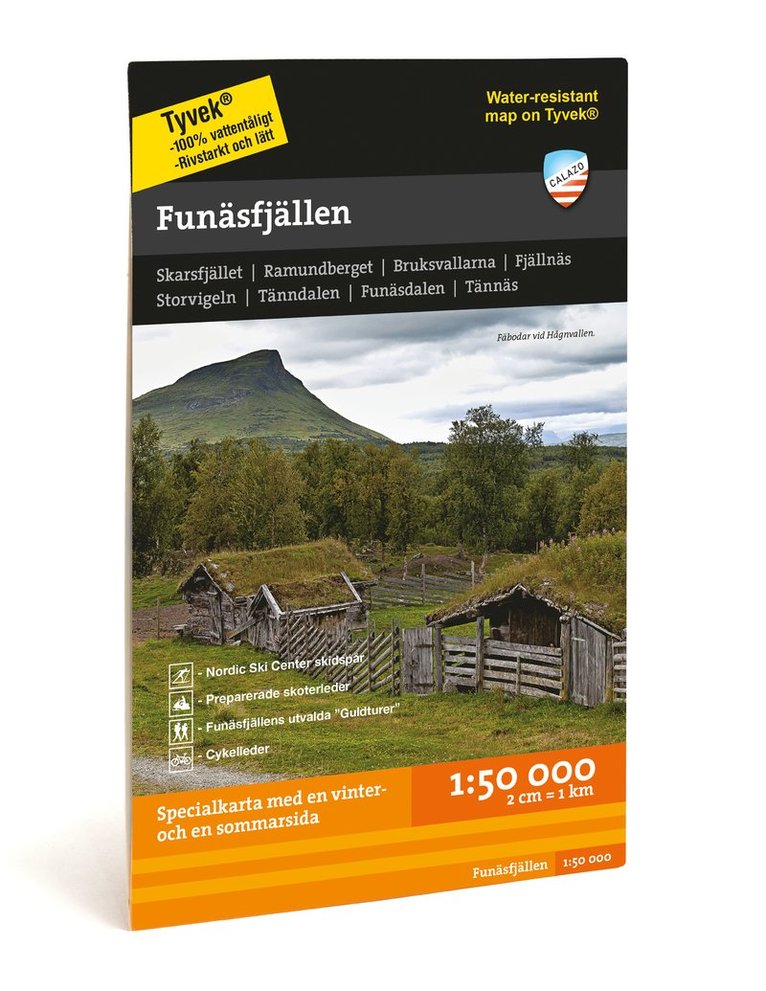 Funäsfjällen Tyvekkarta skala 1:50.000, Övrigt