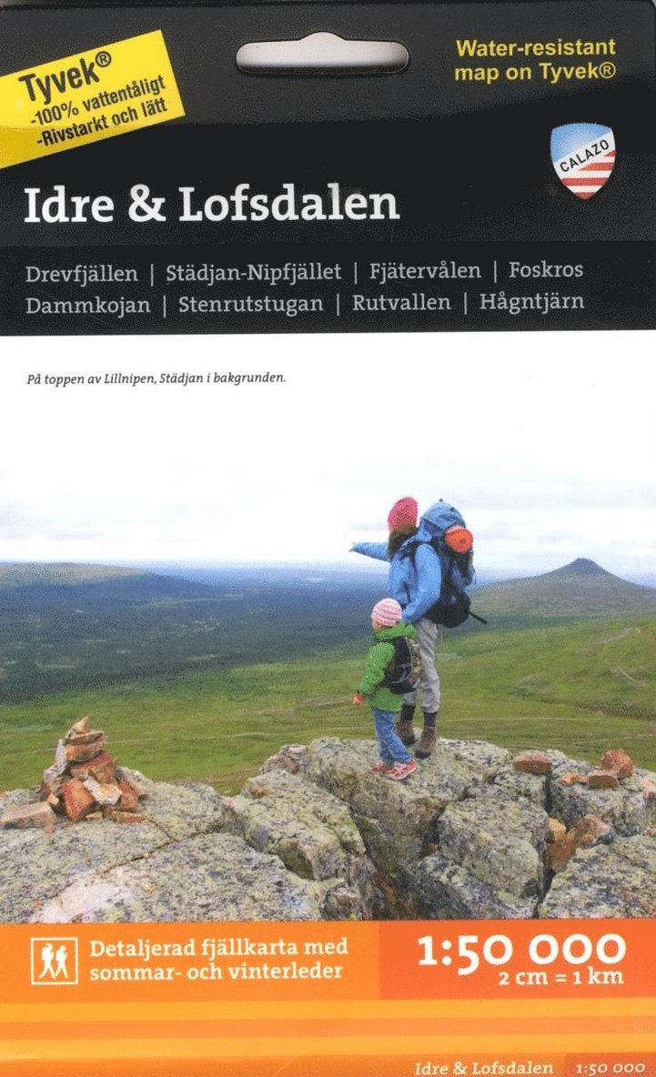 Idre & Lofsdalen Tyvekkarta 1:50.000, Övrigt