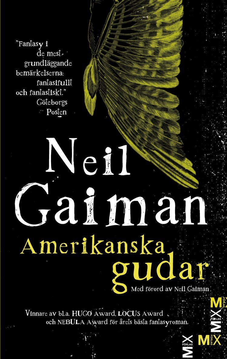 Neil Gaiman - Amerikanska gudar, Kartonnage