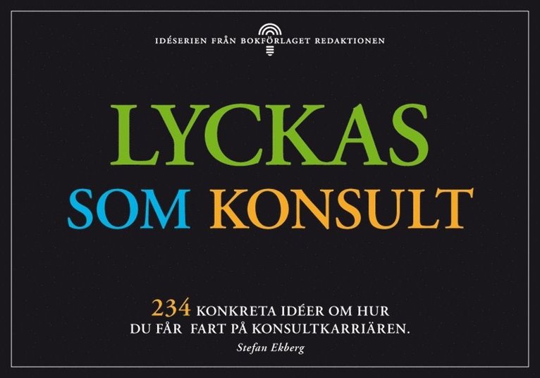 Stefan Ekberg - Lyckas som konsult, E-bok
