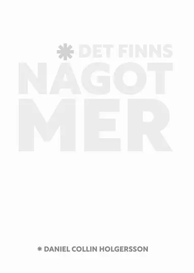 Daniel Collin Holgersson - Det finns något mer, E-bok