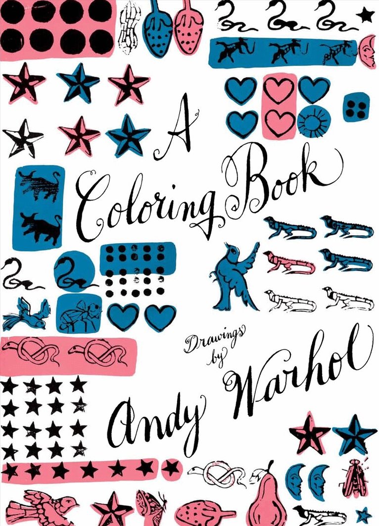 A coloring book : drawings by Andy Warhol, Inbunden