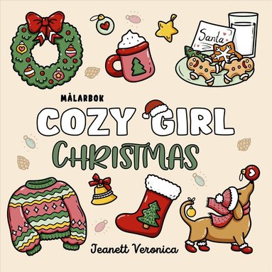 Jeanett Veronica - Cozy Girl Christmas : Målarbok, Häftad