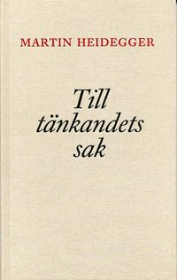 Till tänkandets sak