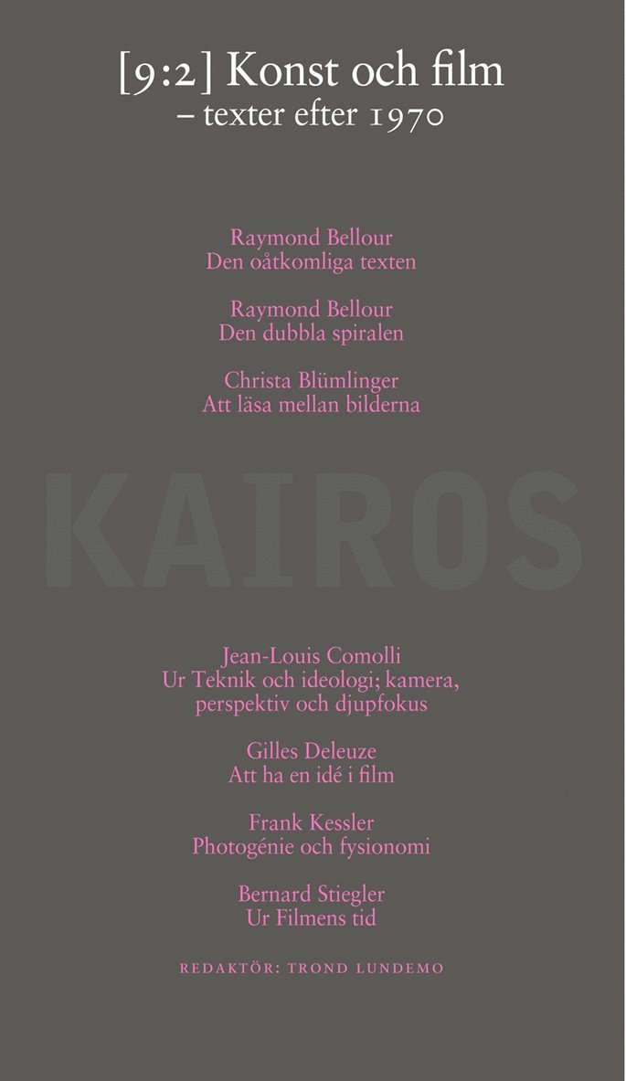 Trond Lundemo - Konst och film. Texter efter 1970, E-bok
