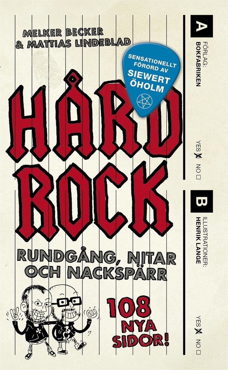 Mattias Lindeblad, Melker Becker - Hårdrock : rundgång, nitar och nackspärr, E-bok