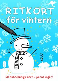 e-Bok Ritkort för vintern   50 dubbelsidiga kort   penna ingår