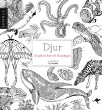 e-Bok Djur  35 planscher att färglägga