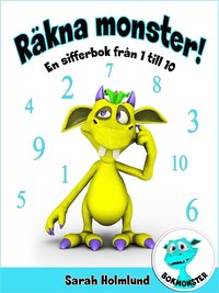 e-Bok Räkna monster! En sifferbok från 1 till 10 <br />                        E bok