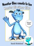 Monster Blue counts to ten  - Monster Bl rknar till 10 - Bilingual Edition