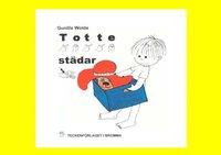 e-Bok Totte städar 2dra upplagan  Barnbok med tecken för hörande barn <br />                        E bok