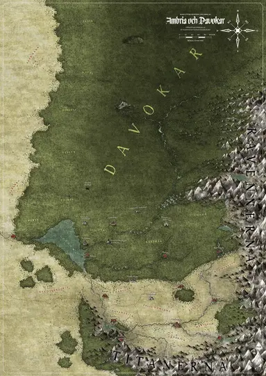 Symbaroum - karta, Övrigt
