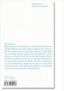 Jean Genet - Essäer och artiklar, Pocket