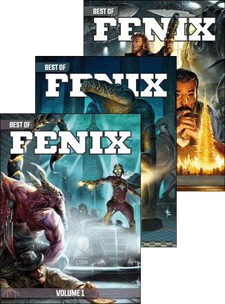 Kenneth Hite, Christoffer Krämer, Åsa Roos, Pete Nash, Daniel Krauklis, Karin Tidbeck, Johan Englund, Johan Salomonsson, Maria Bergius, David Jenssen Bergkvist, Anders Blixt, Åke Rosenius, Evelina Rosenius - Best of Fenix, Volume 1-3, Inbunden
