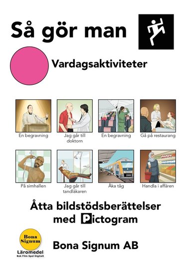 Så gör man tema vardagsliv en bok med pictogram