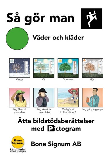 Så gör man tema väder och kläder en bok med pictogram