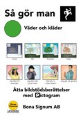 S gr man, tema vder och klder, en bok med pictogram