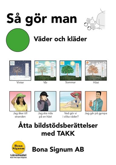 Så gör man tema väder och kläder en bok med TAKK