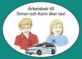 Simon och Karin ker taxi, arbetsbok