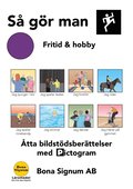 S gr man, tema fritid och hobby, en bok med pictogram
