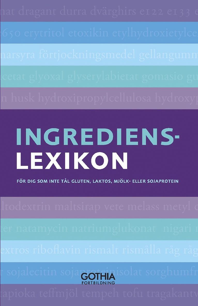 Ingredienslexikon, Häftad