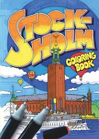 e-Bok Stockholm coloring book