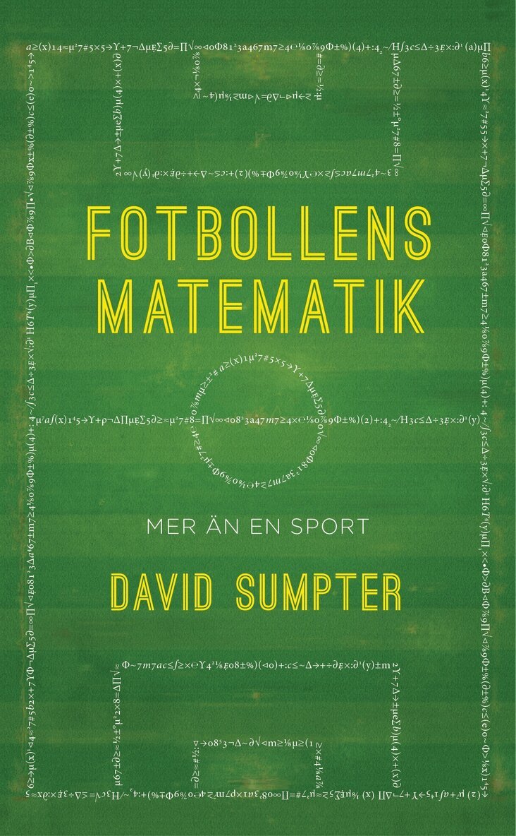 David Sumpter - Fotbollens matematik, Pocket