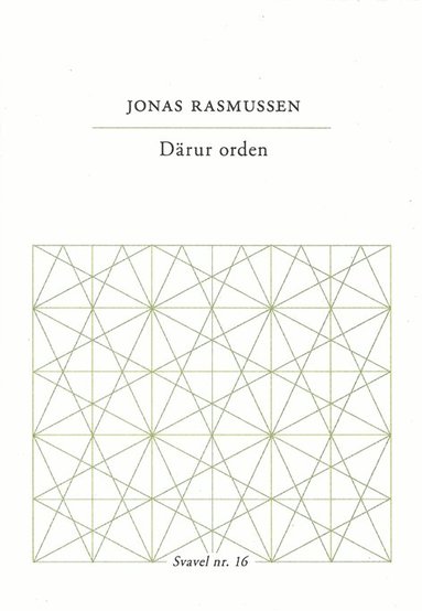 Jonas Rasmussen - Därur orden, Häftad