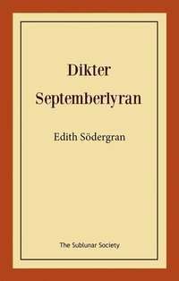 Dikter: septemberlyran