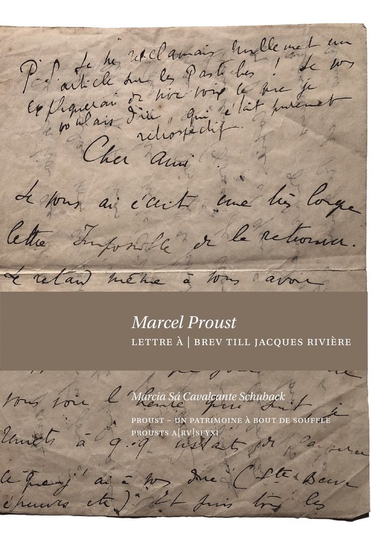 Marcel Proust - Lettre à / Brev till Jacques Rivière, Häftad