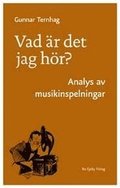 Vad r det jag hr? : analys av musikinspelningar