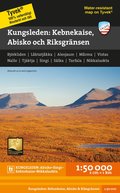 Kungsleden: Kebnekaise, Abisko och Riksgränsen 1:50.000
