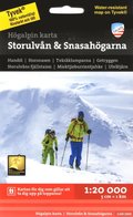 Hgalpin karta Storulvn & Snasahgarna 1:20.000