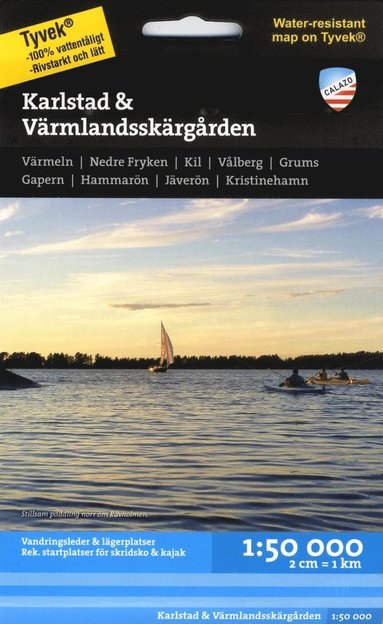 Karlstad & Värmlandsskärgården 1:50.000