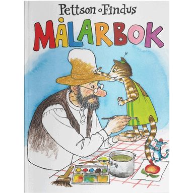 Sven Nordqvist - Pettson o Findus Målarbok, Häftad