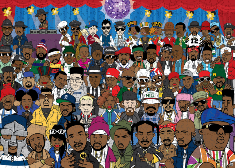 Mark 563 - Pussel 1000 bitar - Hip Hop Puzzle, Övrigt