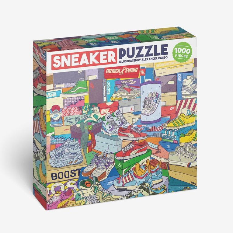 Alexander Rosso, Dokument Press - Pussel 1000 bitar - Sneaker Puzzle, Övrigt