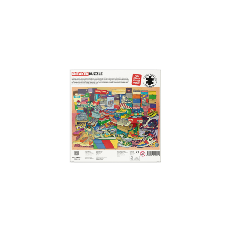 Alexander Rosso, Dokument Press - Pussel 1000 bitar - Sneaker Puzzle, Övrigt
