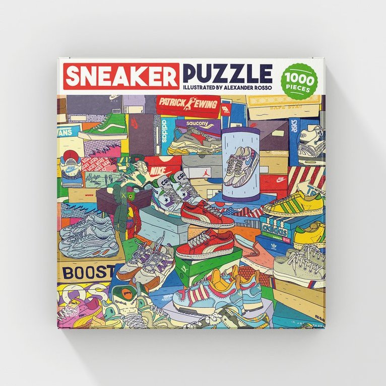 Alexander Rosso, Dokument Press - Pussel 1000 bitar - Sneaker Puzzle, Övrigt