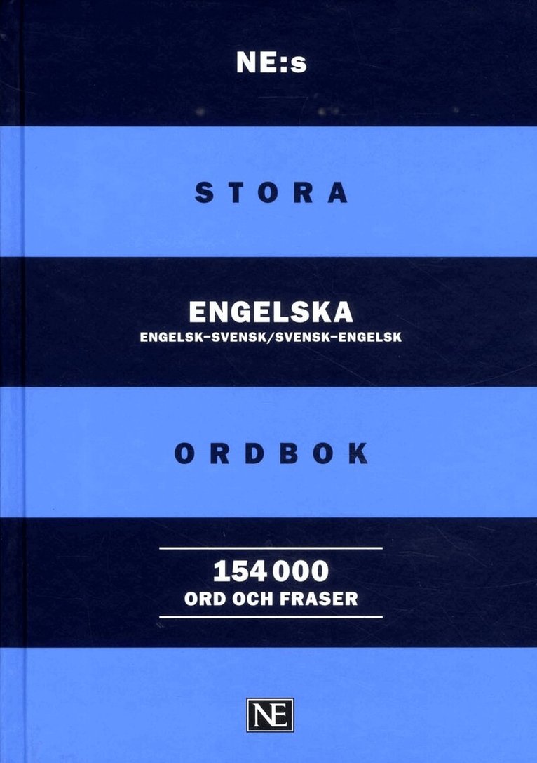 NE:s stora engelska ordbok : engelsk-svensk/svensk-engelsk 154000 ord och f, Inbunden